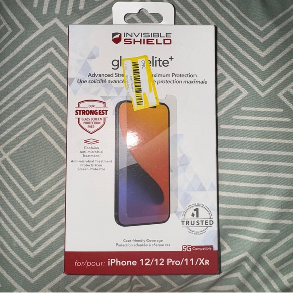 Glass Elite+ Screen Protector for iPhone 12/12 Pro/11/XR - Picture 1 of 2